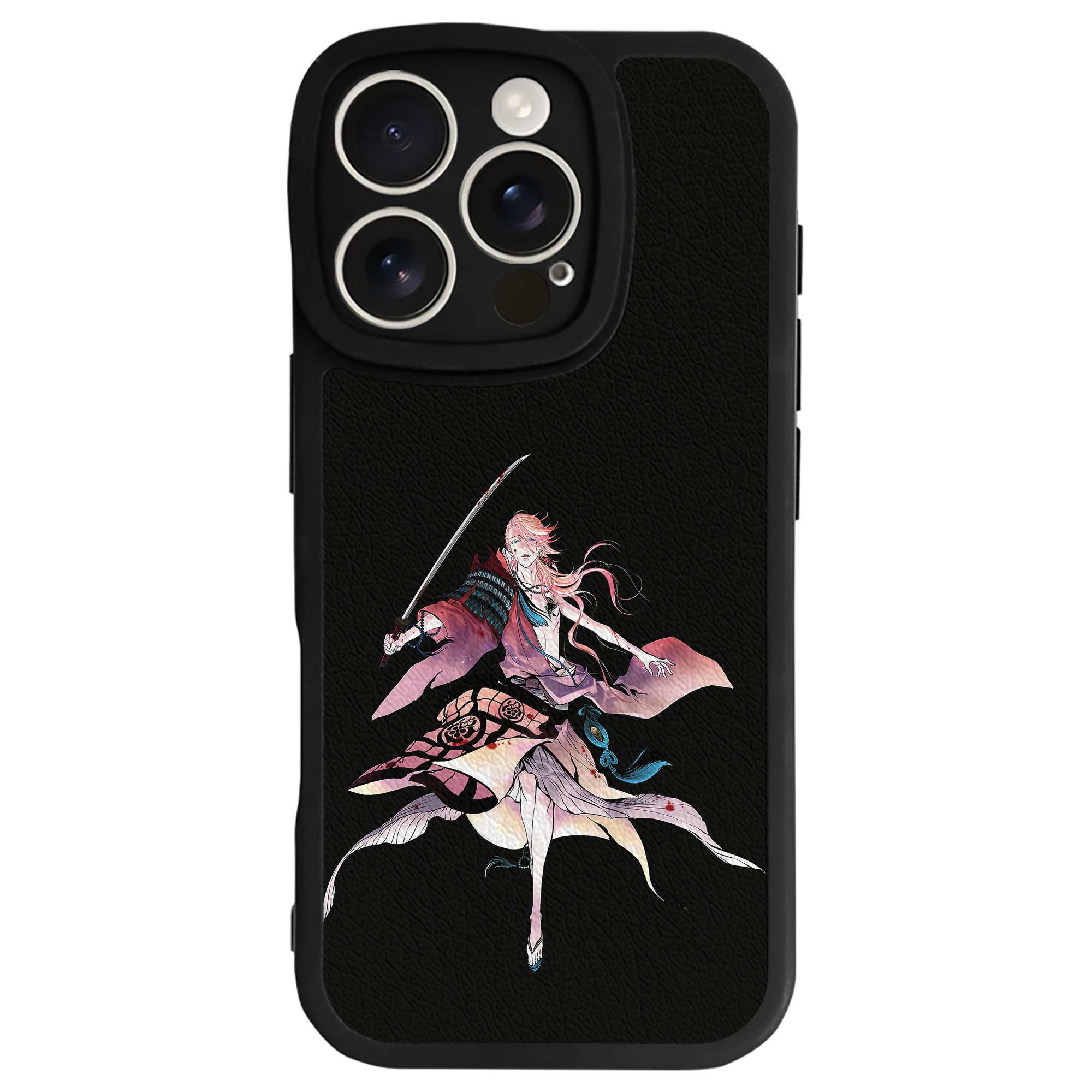 （画像用） 刀剣乱舞 Touken Ranbu 【iPhone 16シリーズ対応】シリコンスマホケース（レザー調） 材質：シリコン